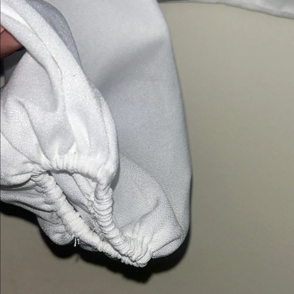 500.  Princess Polly Ariah Long Sleeve Top white size 0 - Picture 6 of 6